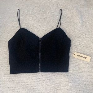 Garage Zip Front Bustier